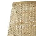 thumbnail image 2 of Livabliss Aviara Rustic Accent Table Lamp, 15-inch, Cream with Wheat Scalloped Shade, 2 of 5