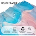 thumbnail image 4 of Colourful Marble Shower Curtain, Watercolor Abstract Shower Curtain with 12 Hooks, Waterproof Fabric Shower Curtain for Bathroom Set Decor, Luxury Gold Line Marble Print, 72 x 72 Inch, Blue, 4 of 6