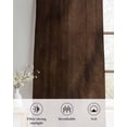 thumbnail image 6 of Rustic Wood Sheer Curtains 39 Inch Length 2 Panels Set for Living Room/Bedroom, Brown Wooden Planks Farmhouse Vintage Kitchen Curtains Grommet Semi-Sheer Curtains Drapes Window Treatments 27.5"x39"x2, 6 of 7