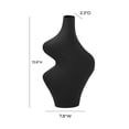 thumbnail image 4 of Tarri Black Steel Vase, 4 of 8