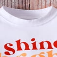 thumbnail image 4 of T-Shirts d'Été pour Enfants à Manches Courtes à Imprimé Lettre, 4 of 7