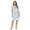 Blue, variant on Casual Nights Women's Short Sleeve Nightgown Lace V-Neck Sleepshirt Night Dress