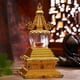 thumbnail image 3 of Injueey Estatua de Buda de cristal Natural, estupa, símbolo religioso con buena sensación de mano, deseos, estatua budista Decoración del hogar, 3 of 6