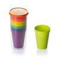 thumbnail image 3 of GIXUSIL 10oz/200ml Plastic Kids Cups,Unbreakable Juice Tumblers,Toddler Drinking Cup in 8 Assorted Colors for Parties,School,BBQ,Cafe,Restaurant,Children,Adults, 3 of 6
