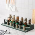 thumbnail image 4 of SIMPLEMADE 3-Tier Spice Rack Organizer - Versatile Storage Shelf for Kitchen, Bathroom, Bedroom & Office, Set of 1, Expandable Sage, 4 of 7