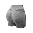 thumbnail image 6 of Women's High Waisted Stretchy Denim Bermuda Shorts Compression Yoga Breathable See Through Fitness Enhancing Summer Flowy Shorts S-2XL, 6 of 7