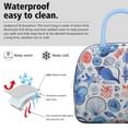 thumbnail image 3 of Lunch Bag Lunch Box for Women Reusable Insulated Lunch Bags,Water-Resistant Ocean Sea Shell Pattern Cooler Lunch Tote Bag, Large Capacity for Work Travel Picnic, 3 of 6