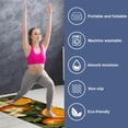thumbnail image 2 of Tangerine Gym Towel with Storage Bag, 72.8"x26.8", Suitable for Yoga, Pilates, Fitness, etc., 2 of 6