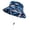 Navy, variant on Kids Sun Hat, Toddler Whale Print Bucket Hat with Chin Strap, Breathable UPF Protection Hat for Boys Girls 1-8 Years