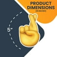 thumbnail image 4 of Magnet Me Up Fingers Crossed Emoji Magnet Decal Perfect for Car or Truck, 4 of 9