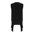 thumbnail image 5 of Xixinqiwan No Boundaries Tank Tops for Women,Women Summer Casual Sleeveless Tops Crew Neck Flowy Long Tops Cover Ups Loose Fit Tunic Blouse with Leggings, 5 of 6