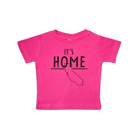 

Inktastic It s Home-State of California Outline DIstressed Text Gift Baby Boy or Baby Girl T-Shirt