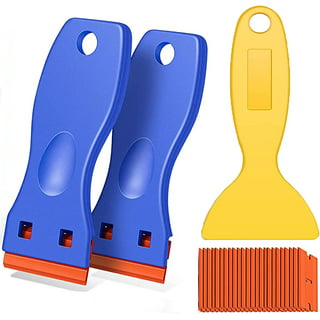 Plastic Razor Blade Scraper extra Plastic Razor Blades Refills – National  Supply Company
