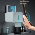 thumbnail image 2 of CNKOO Induction Toilet Paper Holder Shelf  Automatic Paper Dispenser  Wall-Mounted in Gray, 2 of 5
