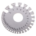 thumbnail image 1 of Medidor de Diámetro de Alambre de Medición forma forma forma de Pulgadas de material acero Inoxidable kusrkot Medidor de alambre redondo, 1 of 7