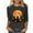 Style 05, variant on Halloween Shirts for Women 3/4 Length Sleeve Tunic Tops Womens Halloween Graphic Printed Round Neck T-Shirt Plus Size Pullover Costumes Blouses