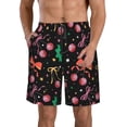 thumbnail image 1 of Balery Disco Mirror Ball Traje de Baño Estilo Hawaiano para Hombre, Shorts de Secado Rápido con Bolsillos-3X-Large, 1 of 6