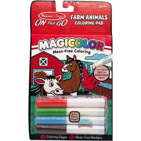 Melissa & Doug Water Wow! Magic Water Book | Libro Magico da Colorare con la Penna