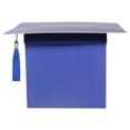 thumbnail image 2 of 2026 Graduation Party Card Box, Congrats Cap Card Holder Box with Tassel for 2026 Graduation Party Decoration and Grad Parties (Blue), 2 of 8