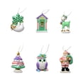 thumbnail image 2 of 6 Resin Crafts In Stock Christmas Holiday Decorations Christmas Tree Arrangement Hanging Decorations, 2 of 7