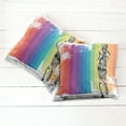 thumbnail image 6 of Ambesonne Colorful Throw Pillow Cover 2 Pack, Marathon Runner Ombre, 20", Orange Purple Blue, 6 of 7