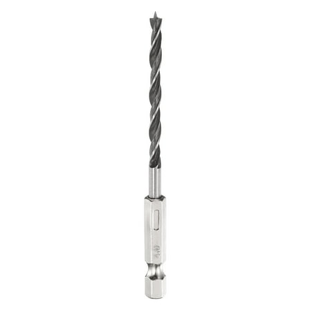 Uxcell Brad Point Drill Bit 4mm (5/32") Dia 1/4" Hex Shank Wood Drill Bits