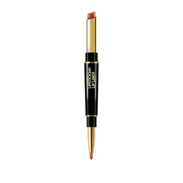 Rouges à Lèvres pour Femmes, Crayon à Lèvres Double Extrémité, Longue Tenue, Waterproof, 12 Couleurs
