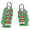 Green, variant on TRADESAFE Lockout Tagout Locks, Yellow Keyed Different LOTO Locks, 7 pcs, 2 Keys Per Lock