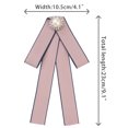 thumbnail image 2 of INSPIRE CHIC Women's Bow Brooches Pre-Tied Ribbon Brooch Pin Bow Tie Pink, 2 of 4