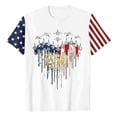 thumbnail image 3 of MAIHAN Usa 250th Anniversary T-Shirt Patriotic Shirt 4th Of July Tee Tops Plus Size American Flag Shirts Short Sleeve Spring Summer Tops American Birthday Shirts Tops, 3 of 3