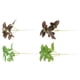 thumbnail image 3 of 4pcs planta verde artificial Falso verde hojas de hojas para decoración (verde claro), 3 of 8