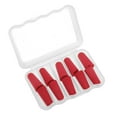 thumbnail image 2 of Unique Bargains 5 Pair Swimming Ear Plugs Chalk Head Shape Waterproof Ear Protection Red, 2 of 5
