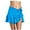 Sky Blue#543, variant on Wowcloth Women's Solid Color Fashionable Casual Comfortable Holiday Style Slit Lace Beach Short Skirt