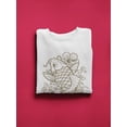 thumbnail image 3 of Koi Fish And Flowers Design Sweatshirt Men -Image by Shutterstock, Male XX-Large, 3 of 4