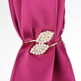 thumbnail image 3 of Juego de Anillo de servilleta de Diamantes de imitación de 12 Piezas, Soporte de Hebilla Hecho a Mano para Fiestas de Mesa de Comedor, decoración de Cena de Boda Unbranded JY01939, 3 of 7