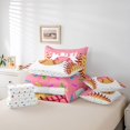 thumbnail image 6 of Erosebridal Pink Ice Cream Drip 7-Piece Bedding Comforter Set,Kids Ball Games King Bedding Sets For Baseball Lover,Reversible, 6 of 7