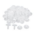 thumbnail image 1 of Juego de 20 o 30 articulaciones de plástico blanco para osos de peluche y animales. 20 mm, 1 of 9