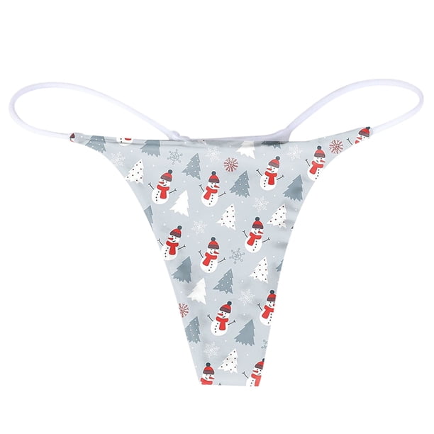 Ropa interior bikini Gibobby elástica para mujer Tangas sin costuras transpirable sexy Tirantes elásticos gris XL
