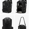 thumbnail image 3 of Double-Layer Pet Carrier Backpack – Large Capacity Foldable Cat & Dog Travel Bag with Two Separable Compartments, One-Shoulder or Hand-Held Design, Portable & Versatile for Outdoor Trips, 3 of 3