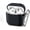 black, variant on Full-coverage liquid silicone AirPods protective case, compatible with Apple AirPods 1/2/3/4, AirPods Pro/Pro2, drop-proof with hooks, multi-color earphone case.