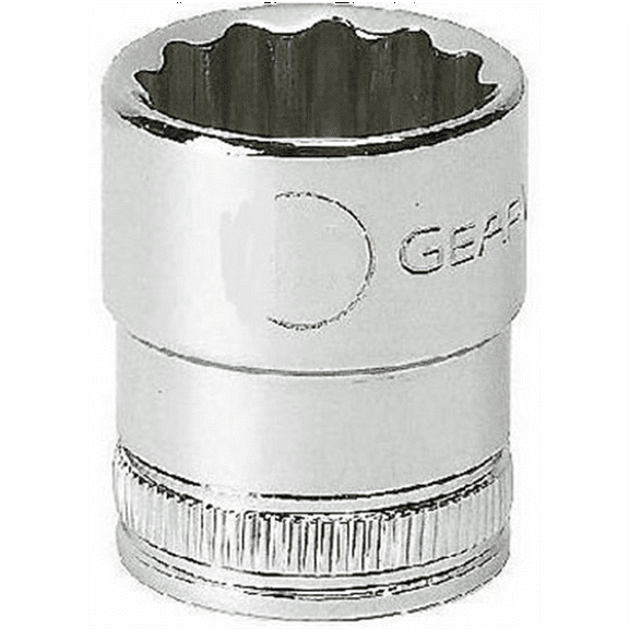 GearWrench 80813 1/2" Drive 6 And 12 Point Metric Standard Length Sockets