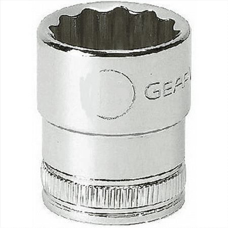 

GearWrench 80813 1/2 Drive 6 And 12 Point Metric Standard Length Sockets