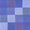 thumbnail image 1 of Ahgly Company Machine Washable Indoor Square Transitional Sky Blue Area Rugs, 7' Square, 1 of 7
