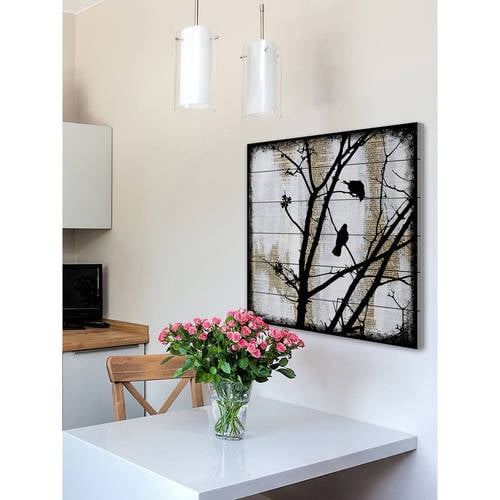 Marmont Hill "Upstairs Neighbor" by Vicki Butler Painting Print on White Wood