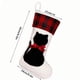 thumbnail image 3 of Socks Dog Christmas Red Check Gift Bag Tree Pendant Holiday, Christmas Gift Bag, Festive Style, Pet Lover Gift, Xmas Tree Decoration, Foldable Design, Cotton Material, For Bedroom, 3 of 5