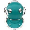 thumbnail image 3 of Green Antique Scuba Diving Helmet | US Navy Mark V Divers Helmet | Marine Diving Helmet Dive & Sea Helmet | Underwater Helmet | Replica Gift, 3 of 5