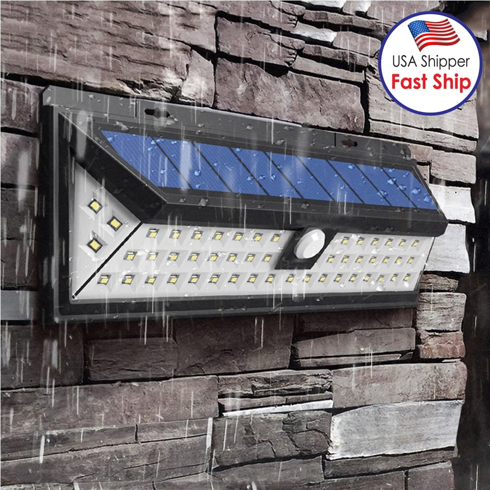 Solar Lights Outdoor, Wireless 90 LED Motion Sensor Solar Lights with