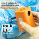 thumbnail image 4 of Portable Air Pump Rechargeable Inflator Deflator For Camping Double Mattress Blower For Pool Floats Air Bed Pump For Outdoor, 4 of 6