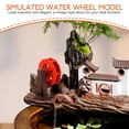 thumbnail image 6 of LEORX 1Pcs Red Plastic Simulated Water Wheel Model Decorative Water Wheel For Indoor Decoration, 6 of 8