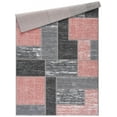 thumbnail image 6 of L'Baiet Verena Geometric Area Rug Pink Grey 8' x 10' Large Area Rugs Carpet for Living Room, Bedroom, Dining Table, Office, Hallway, Foyer | Neutral Colorful Modern Abstract Home Decor, 6 of 7